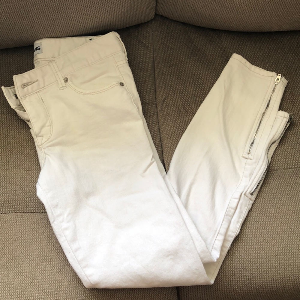Express white jeans